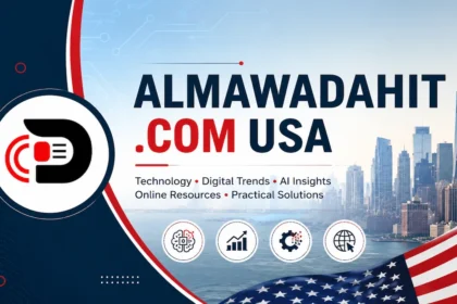 Featured image for Almawadahit .com USA showing technology innovation, digital trends, AI insights, online resources, USA skyline, and BeeZeeNews branding logo.