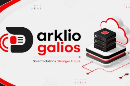 Arklio galios concept illustration featuring a powerful modern vehicle engine, horsepower performance indicators, speed elements, and the BeeZee News logo positioned on the left side.