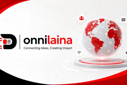 Onnilaina featured image showing a global digital network, modern technology elements, and online connectivity with the Onnilaina logo.